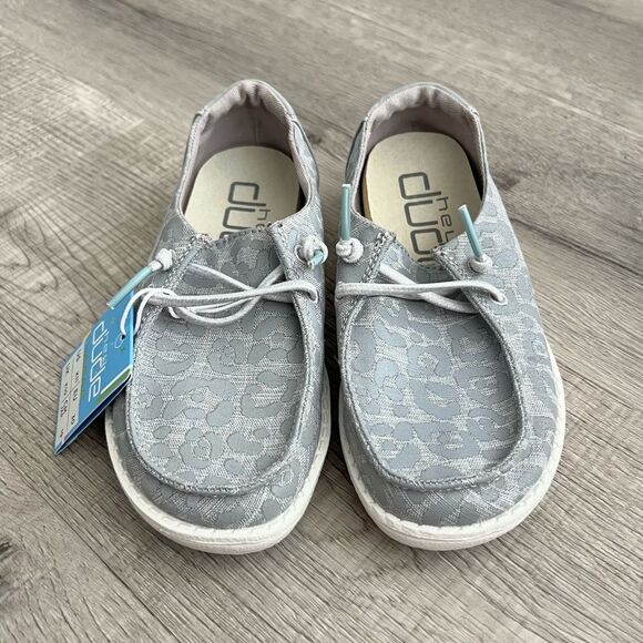 Hey Dude Shoes-Wendy Youth-Cat Eye Grey-size K11 Girls-NEW! - Picture 3 of 11